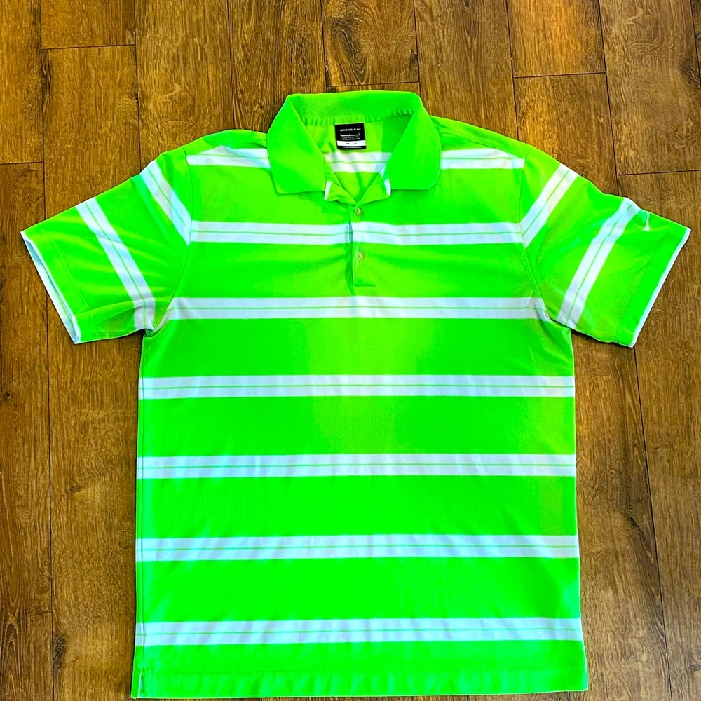 Large Bright Green Nike Golf Polo shirt